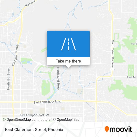 Mapa de East Claremont Street
