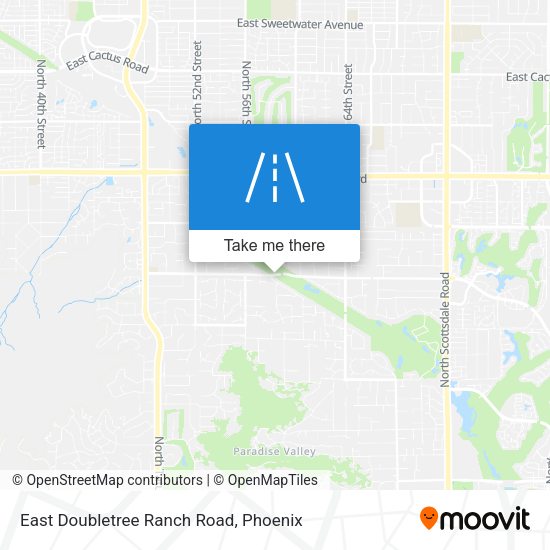 Mapa de East Doubletree Ranch Road