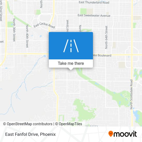 Mapa de East Fanfol Drive
