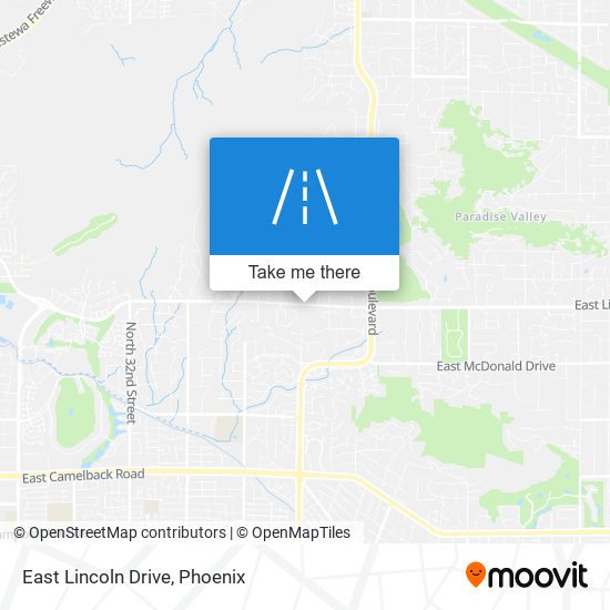 East Lincoln Drive map