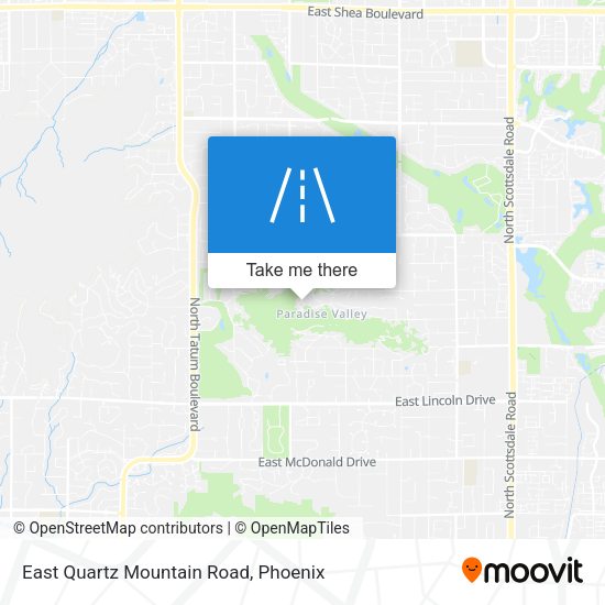 Mapa de East Quartz Mountain Road