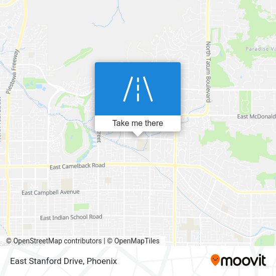 East Stanford Drive map