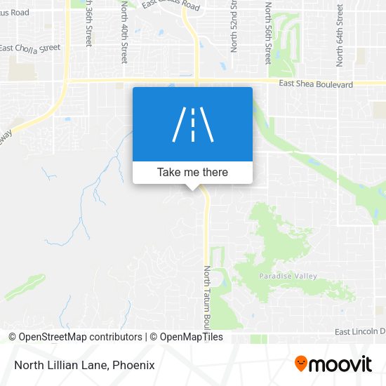 Mapa de North Lillian Lane