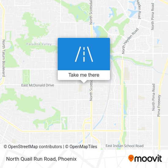 Mapa de North Quail Run Road