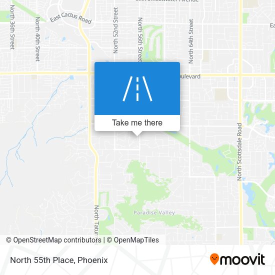 Mapa de North 55th Place