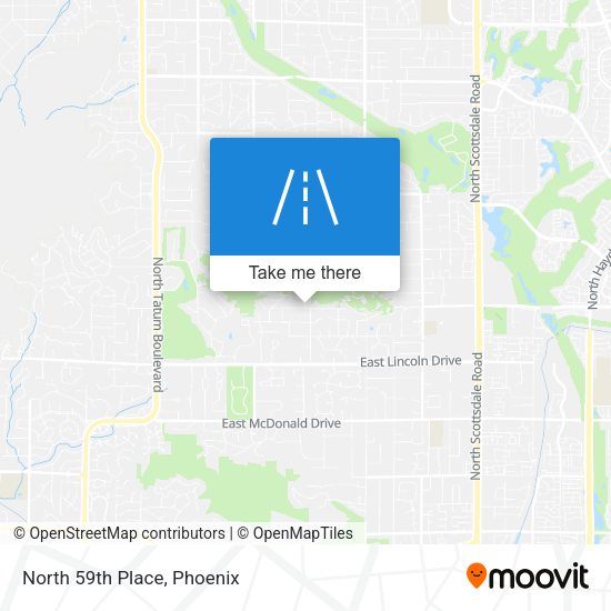 Mapa de North 59th Place