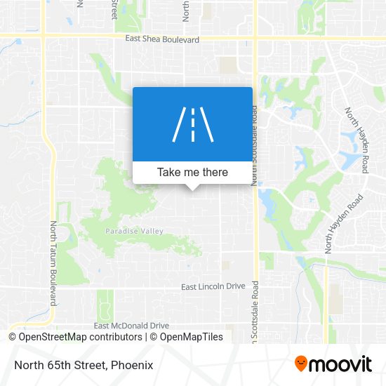 Mapa de North 65th Street