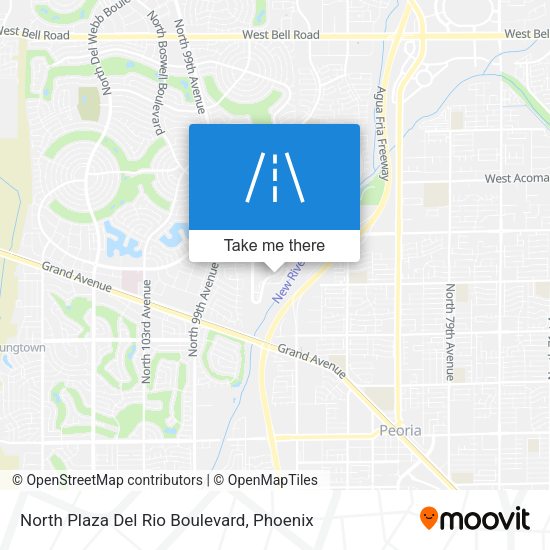 Mapa de North Plaza Del Rio Boulevard
