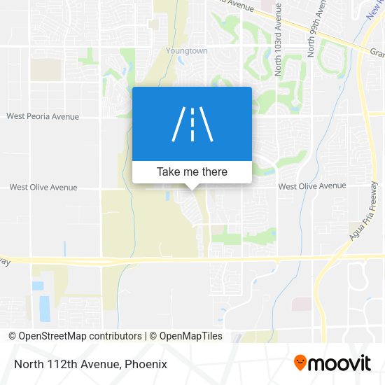 Mapa de North 112th Avenue
