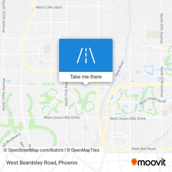 Mapa de West Beardsley Road