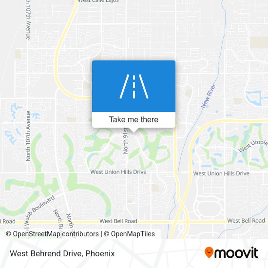Mapa de West Behrend Drive