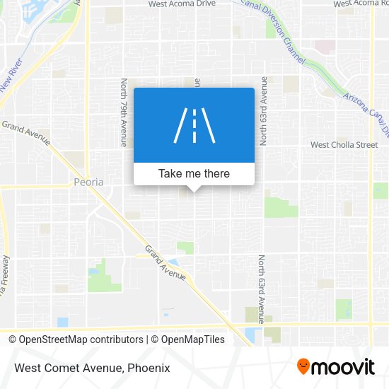 Mapa de West Comet Avenue