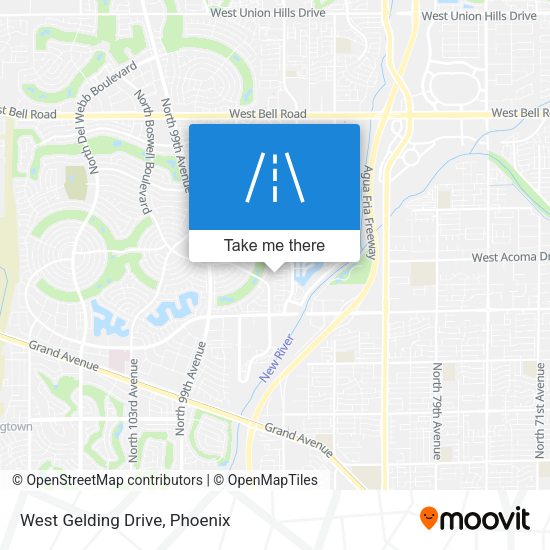 Mapa de West Gelding Drive