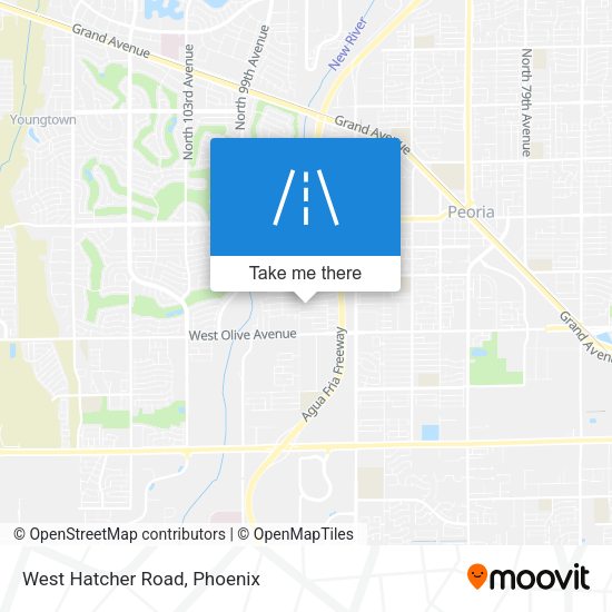 Mapa de West Hatcher Road
