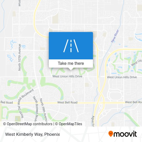 Mapa de West Kimberly Way
