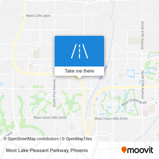 West Lake Pleasant Parkway map