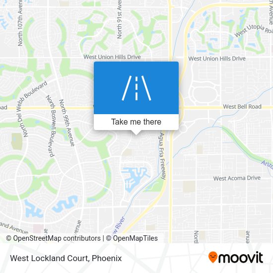 West Lockland Court map