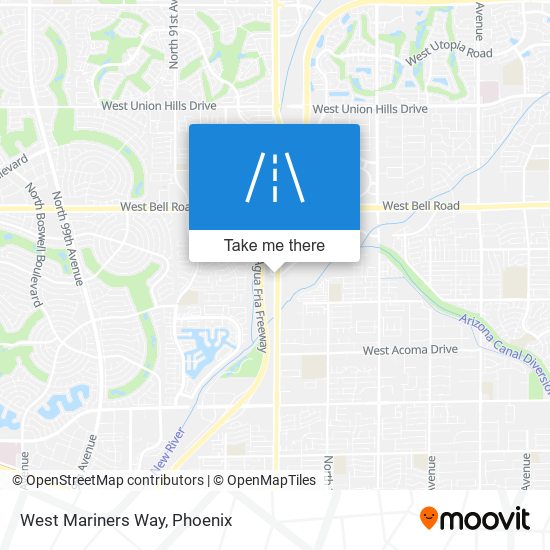 West Mariners Way map