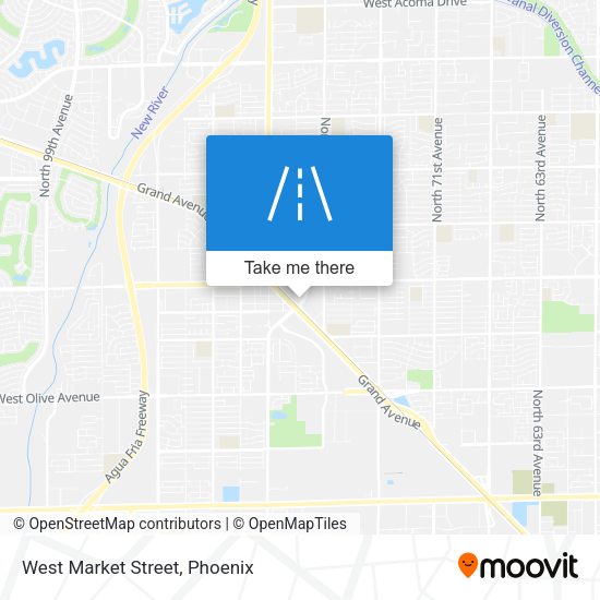 Mapa de West Market Street