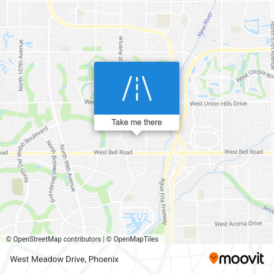 West Meadow Drive map