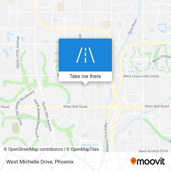 Mapa de West Michelle Drive
