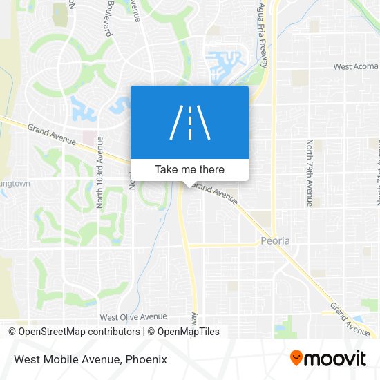 Mapa de West Mobile Avenue