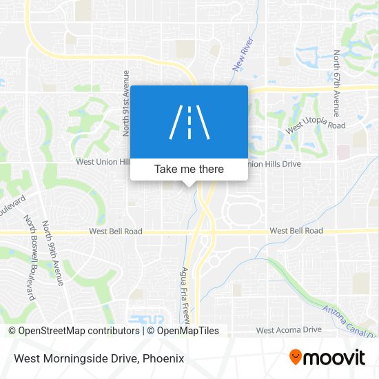 West Morningside Drive map