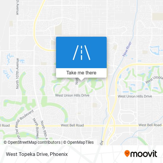 Mapa de West Topeka Drive