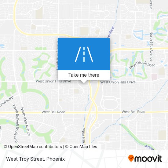 Mapa de West Troy Street
