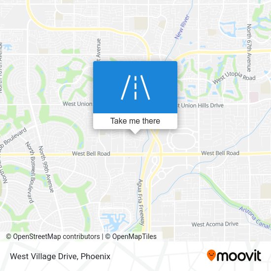 Mapa de West Village Drive