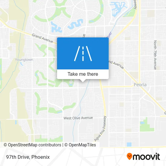 97th Drive map