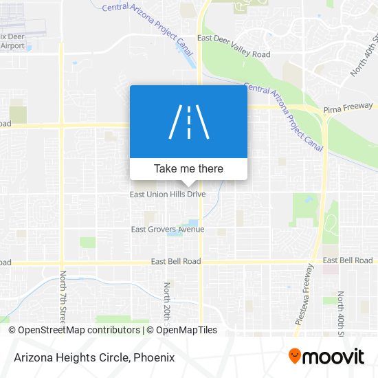 Arizona Heights Circle map