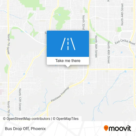 Bus Drop Off map