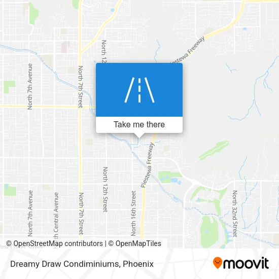 Dreamy Draw Condiminiums map