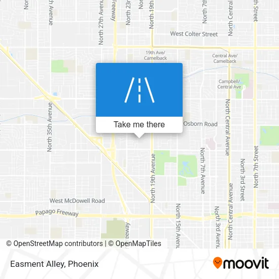 Easment Alley map