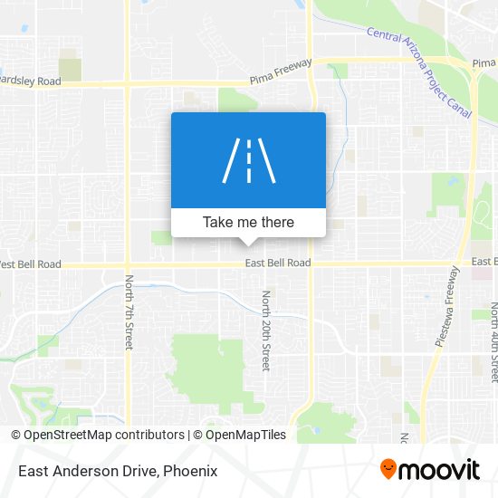 East Anderson Drive map