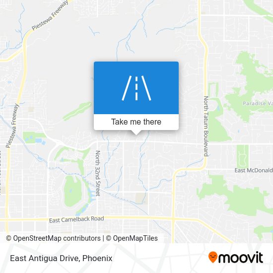 Mapa de East Antigua Drive