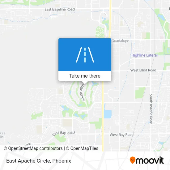 Mapa de East Apache Circle