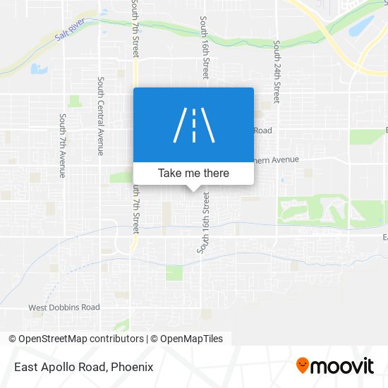 East Apollo Road map