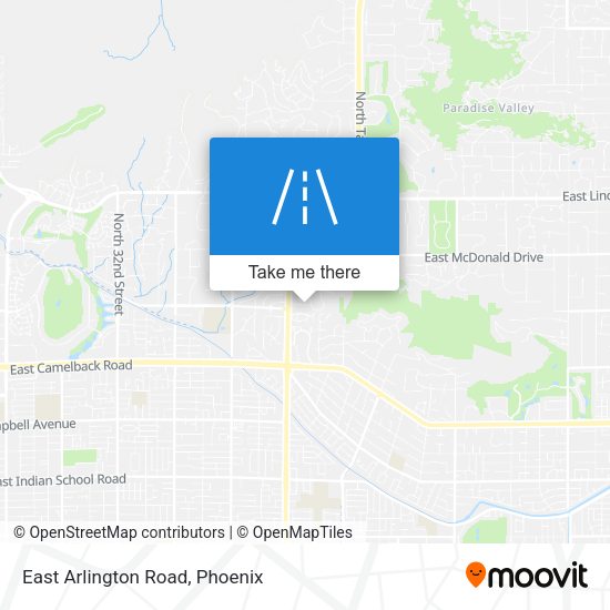 Mapa de East Arlington Road