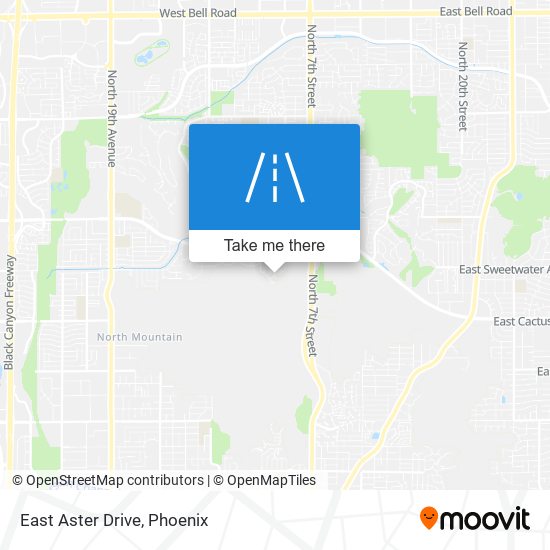 East Aster Drive map