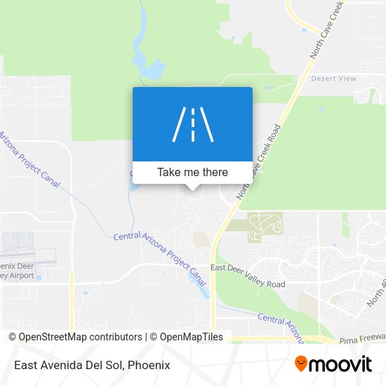 East Avenida Del Sol map