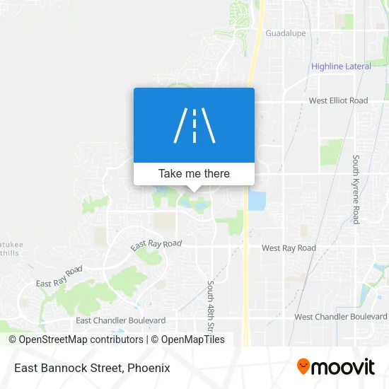 East Bannock Street map