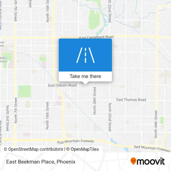 East Beekman Place map