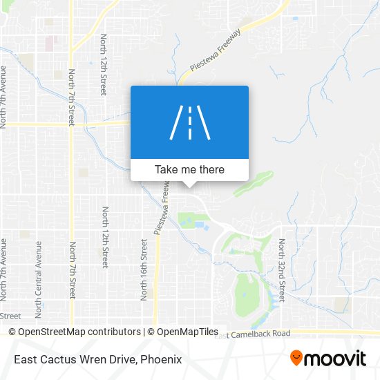 Mapa de East Cactus Wren Drive