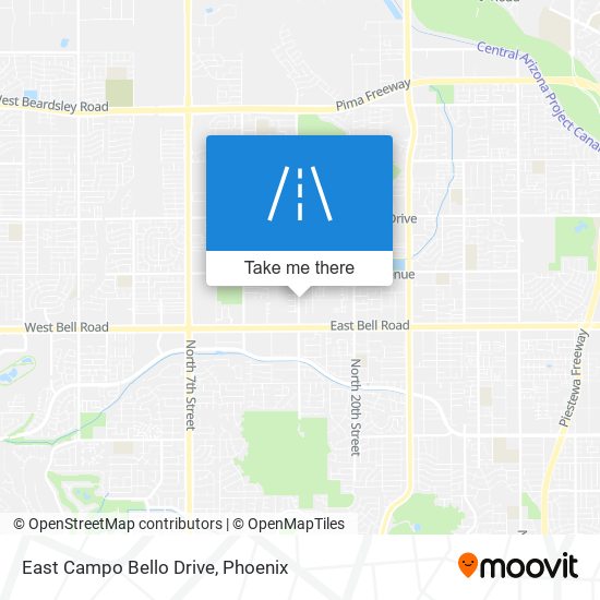 East Campo Bello Drive map