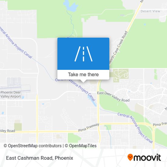 Mapa de East Cashman Road