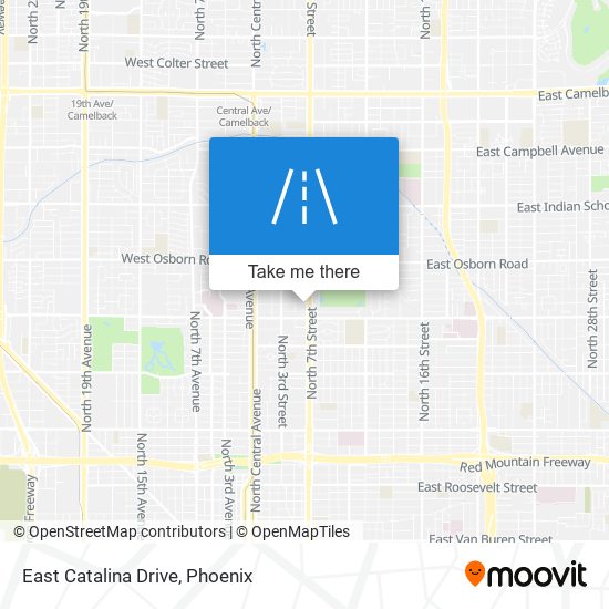 East Catalina Drive map