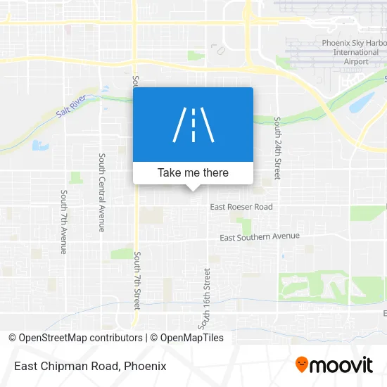 East Chipman Road map