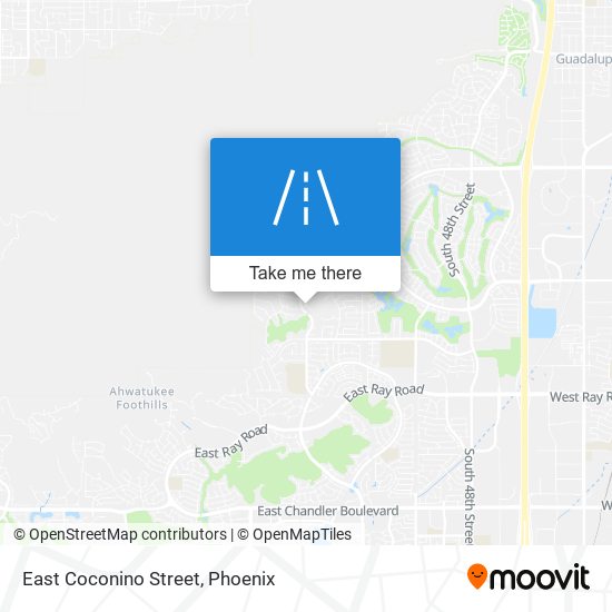 East Coconino Street map